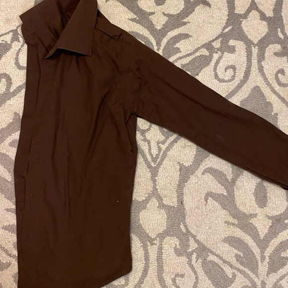 Brown Button Up - Picture 2 of 2